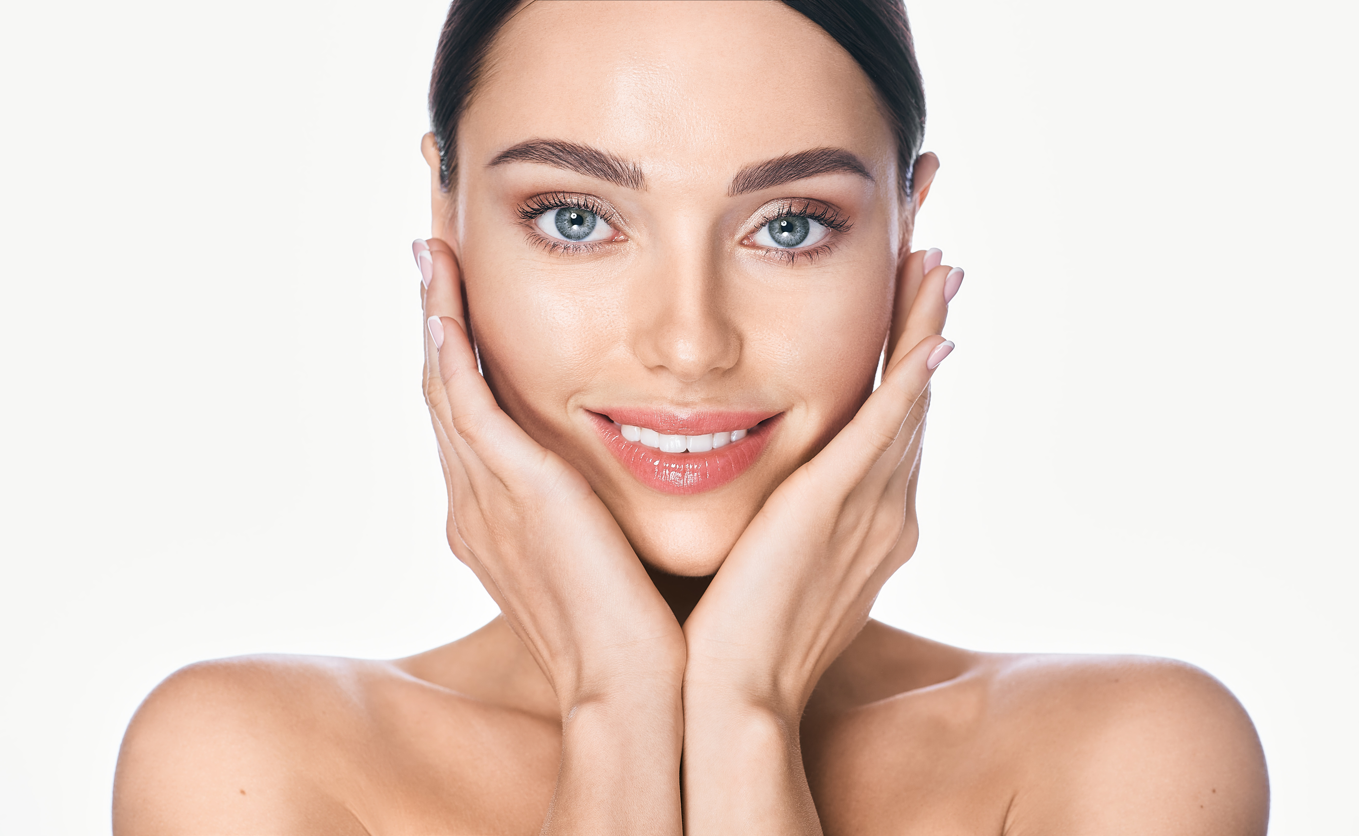 Woman with lifted, firm skin after a Bio-LIFT treatment at Desert Med Rejuvenation.