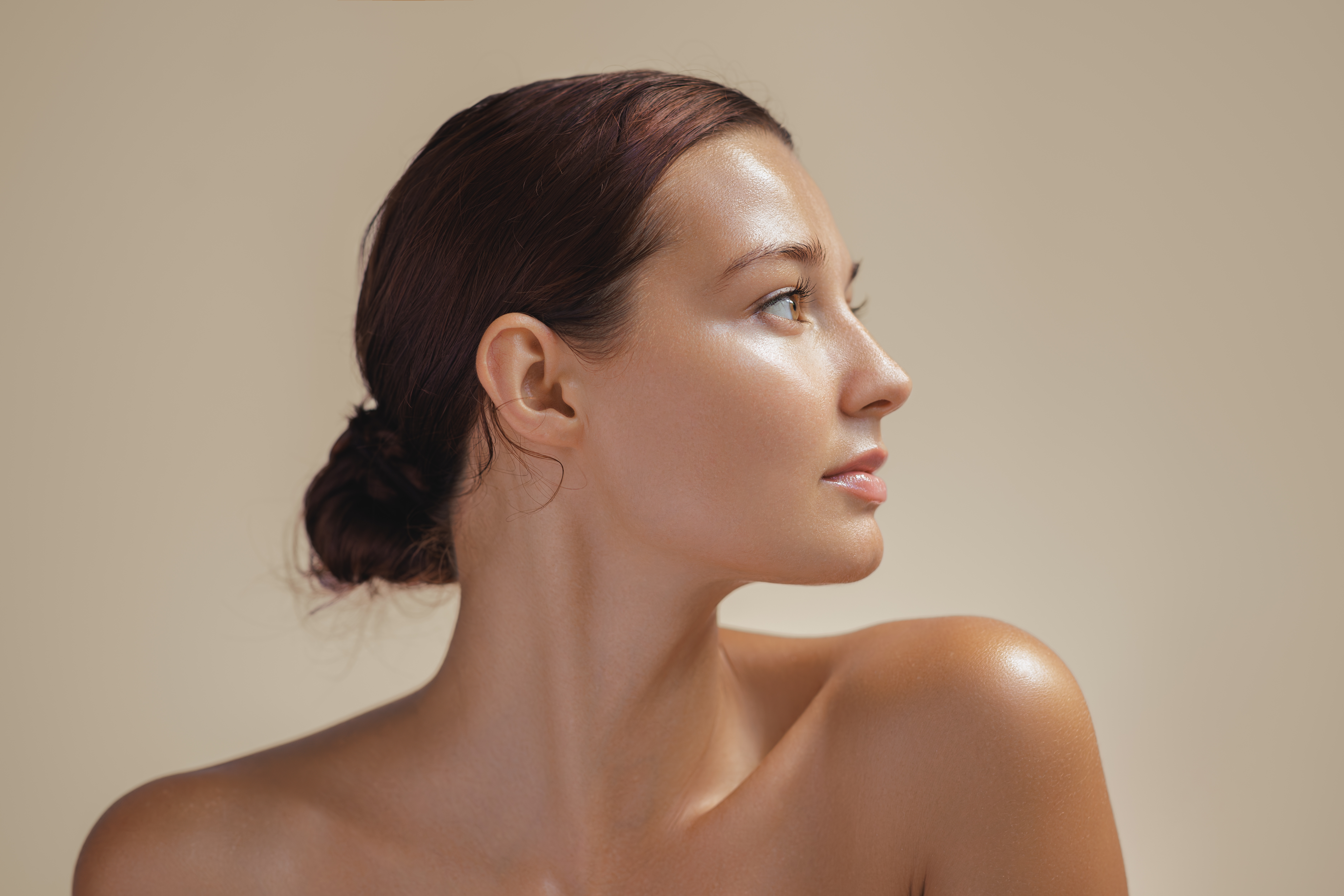 Woman with radiant, even skin tone after Jet Plasma at Desert Med Rejuvenation.