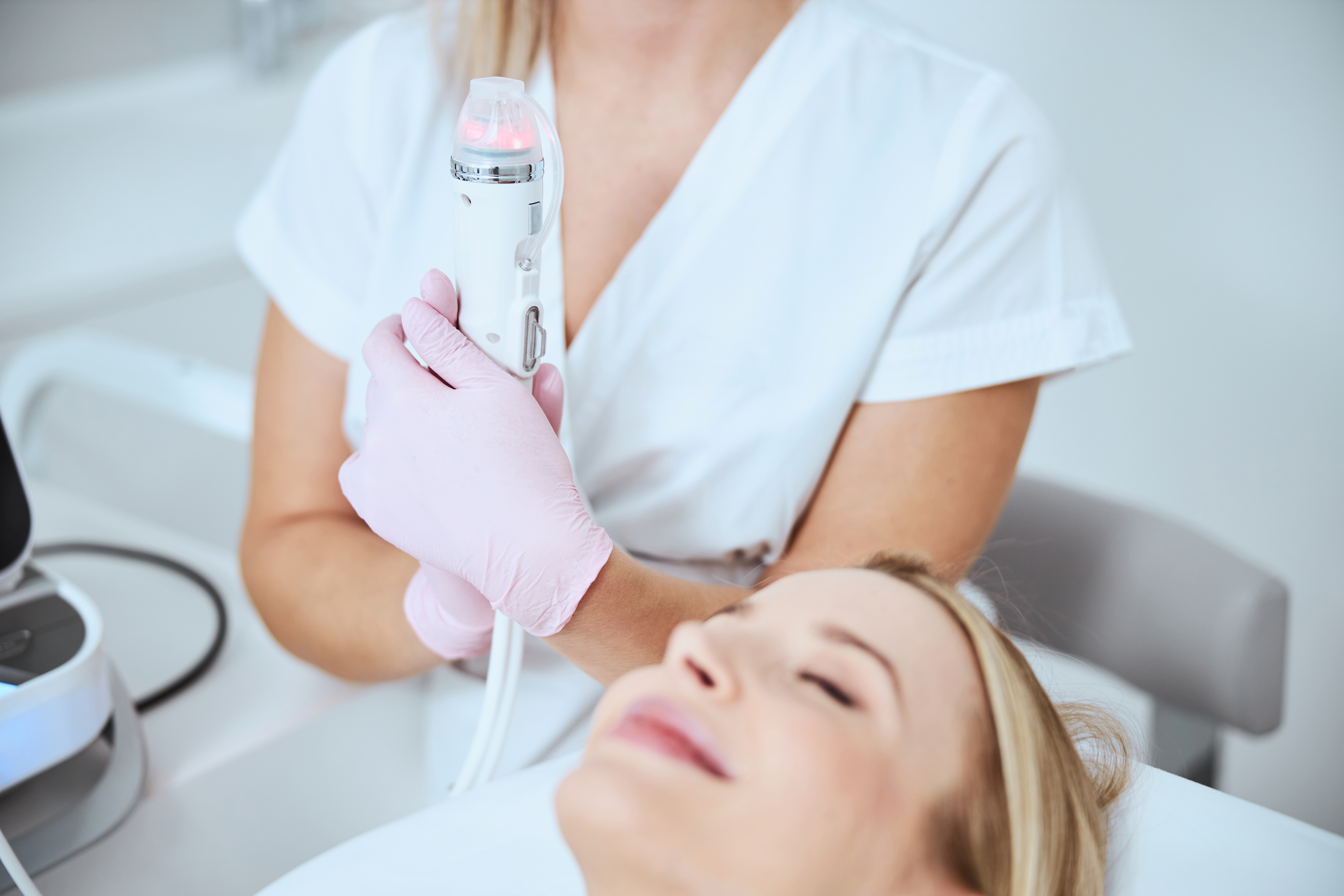 RF Microneedling skin tightening treatment at Desert Med Rejuvenation in Rancho Mirage.